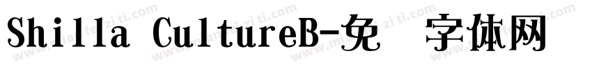Shilla CultureB字体转换